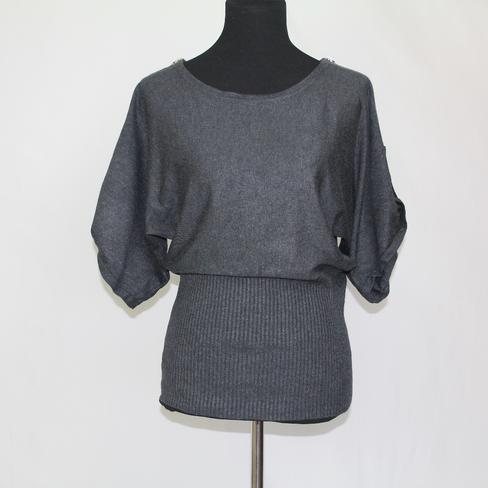 Cable and Gauge Kimono Style Sweater Sz M